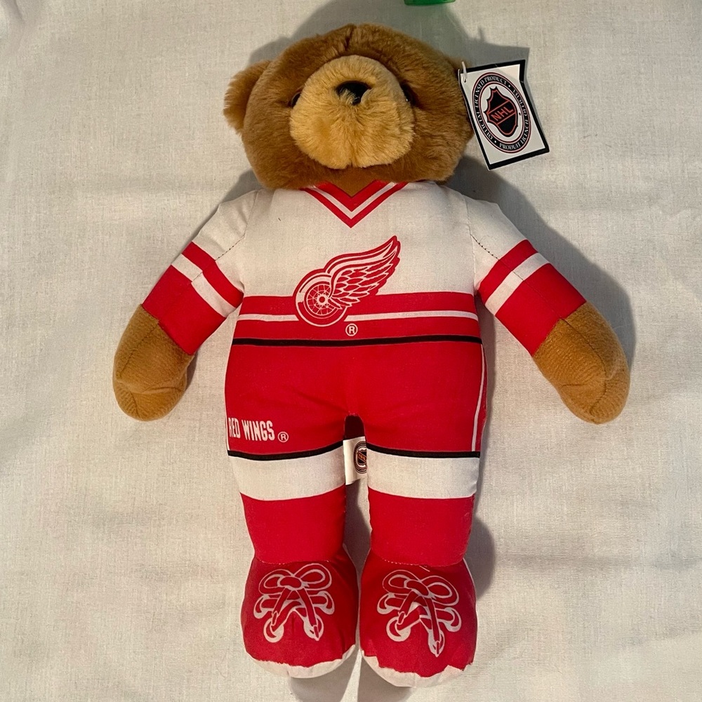 Detroit Redwings Teddy Bear Plush New with NHL Tags Good Stuff - Picture 3 of 8